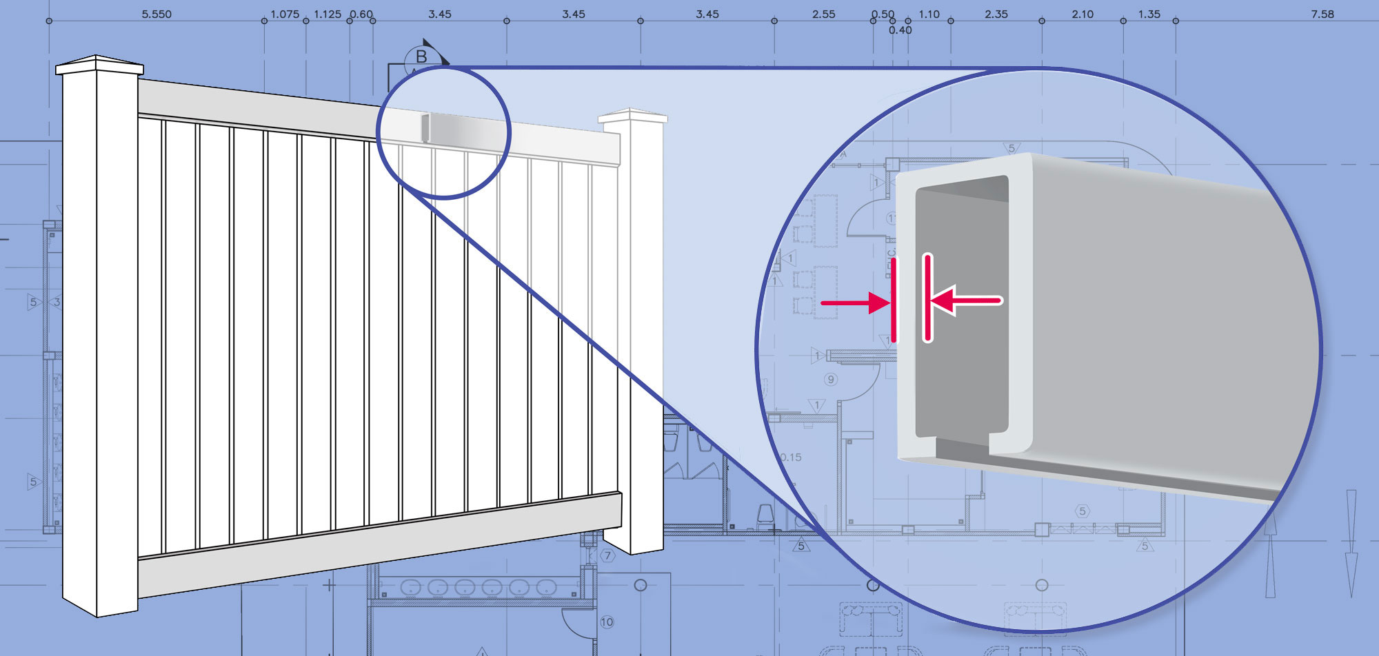 Waverly, Nebraska Vinyl fence rails and panels installation company