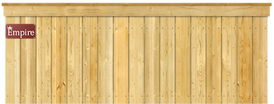 Cap and Trim - Wood Fence Option