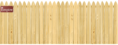 Gothic Pickets - Wood Fence Option