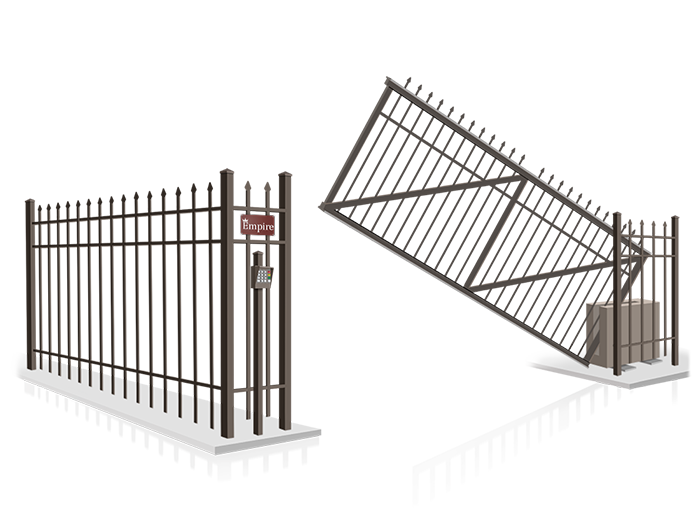 Commercial vertical pivot gate installation company for the Waverly, Nebraska area.