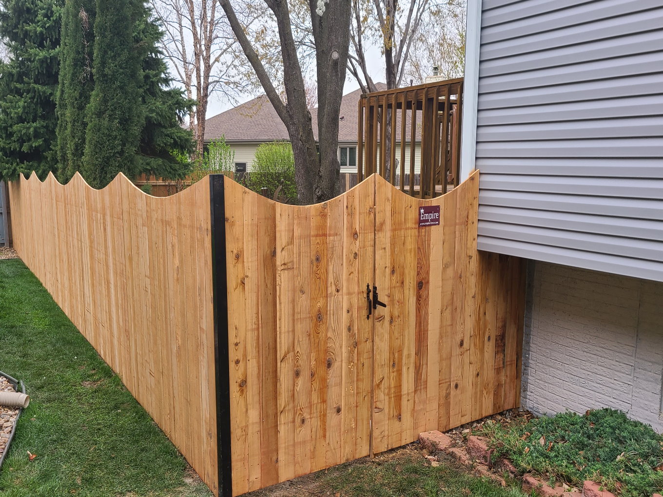 Gretna Nebraska wood privacy fencing